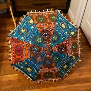 Multicolor Mini Sun Umbrella